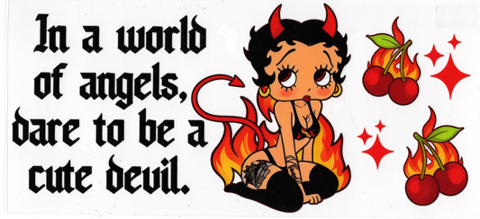 Betty Boop - In a world of angels, dare to be a cute devil