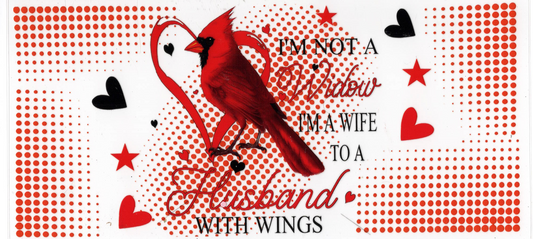 I'm not a widow I'm a wife to a Husband with wings