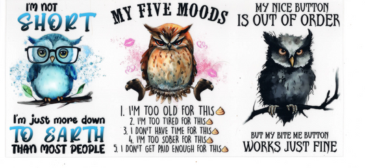 My Five Moods - Quotes