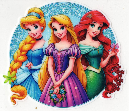 Disney Princesses - Glow in the dark