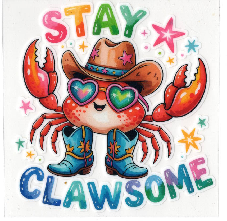 Stay Claw-some - Glow in the dark
