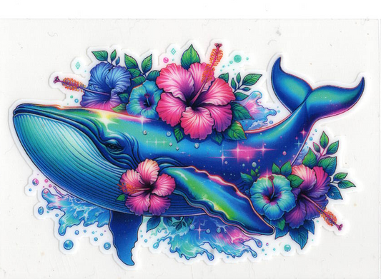 Whale - Ocean - Glow in the dark