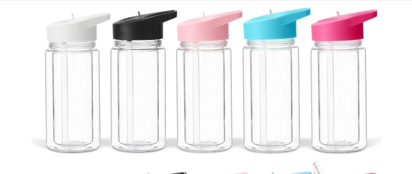 10oz Kids Acrylic Snowglobe Tumbler